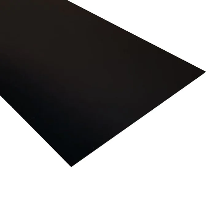 voorkant Ook caravan PVC plaat zwart dikte 1 mm | GRATIS op maat